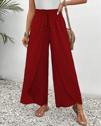 Summer women's patterned pants