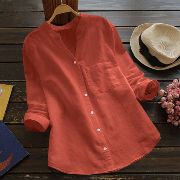 Cotton linen casual shirt