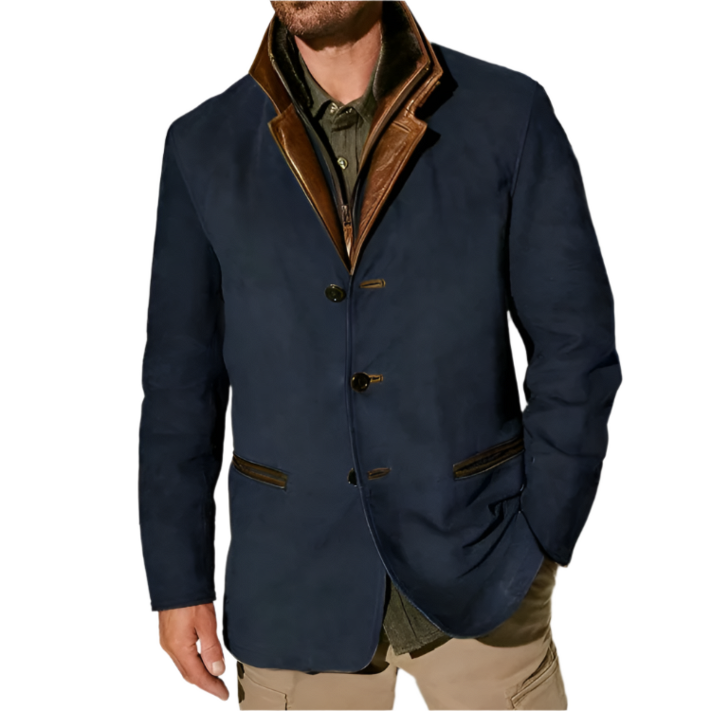 Ronnie - Jacket - Elegant - Trendy - Ideal for fall / winter for men