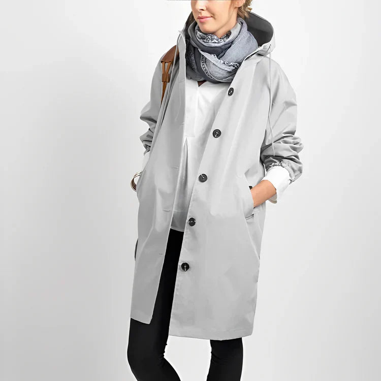 Waterproof jacket with hood - armelle