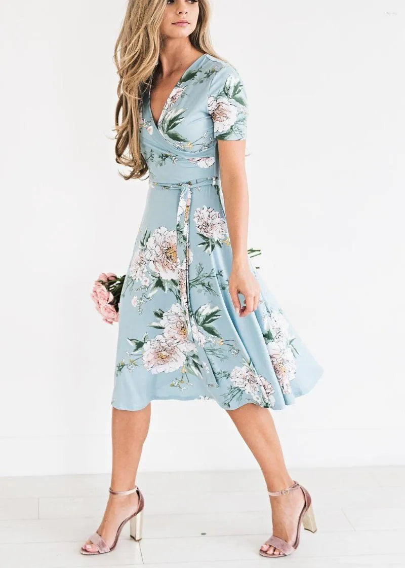 Valen - Floral midi dress