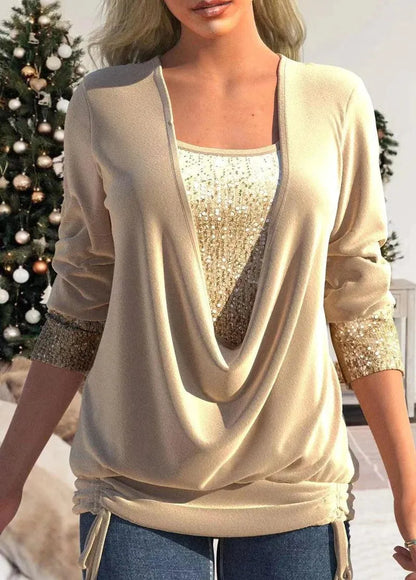 Blouse - Glamour Collection - Shimmering Details - Perfect for Formal and Casual Events