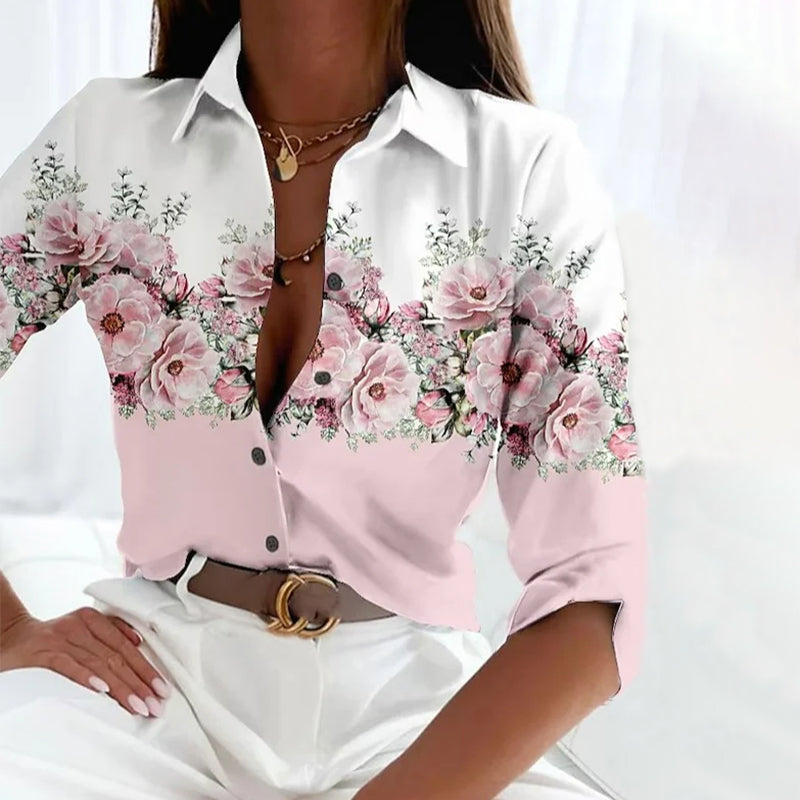 ANASTASIA | Casual blouse with floral pattern