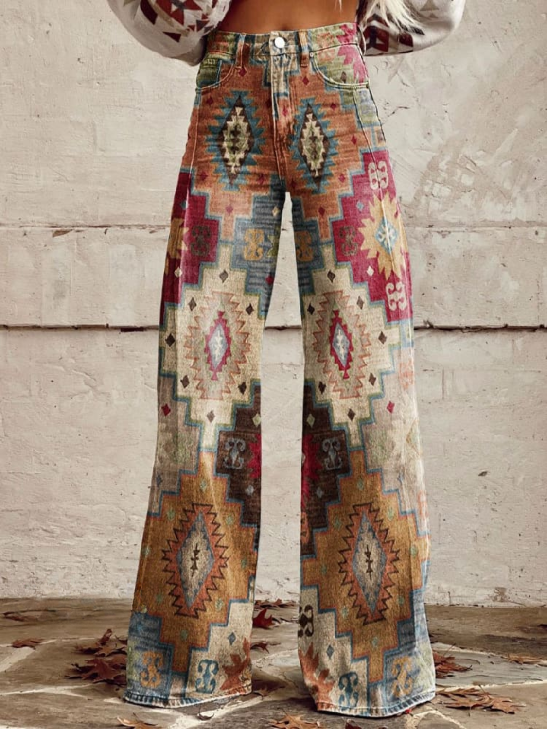 Nomadic™ | Vintage Boho Wide Leg Pants