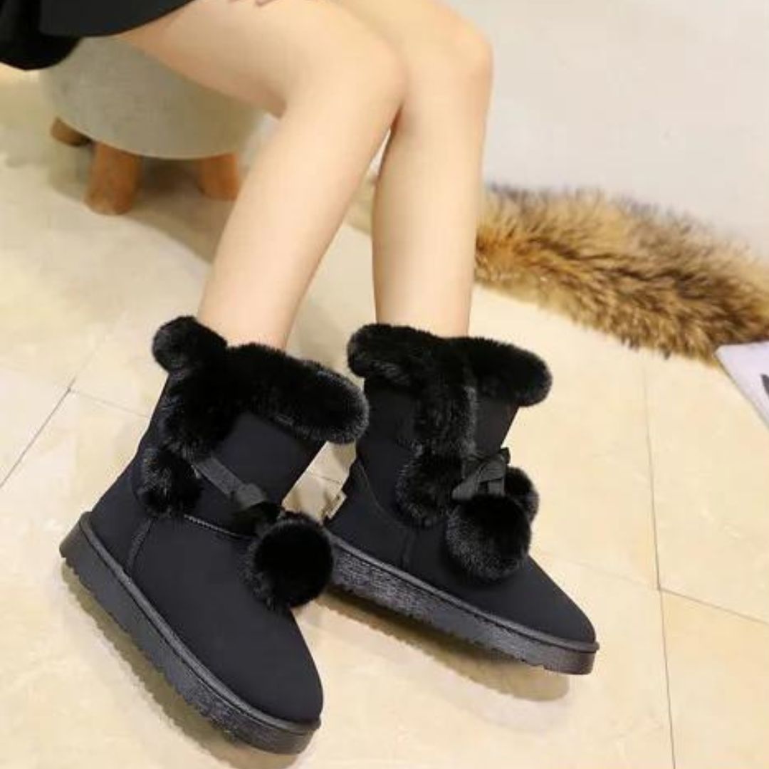 Ina - Chic Fur Boots for Women