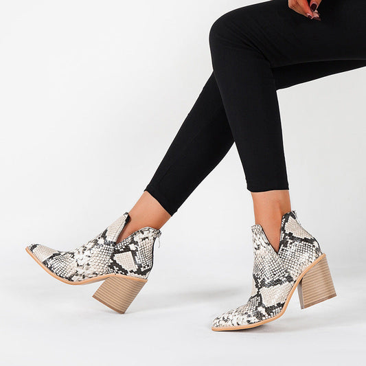 Radha Boots | Women Ankle Heel Boots