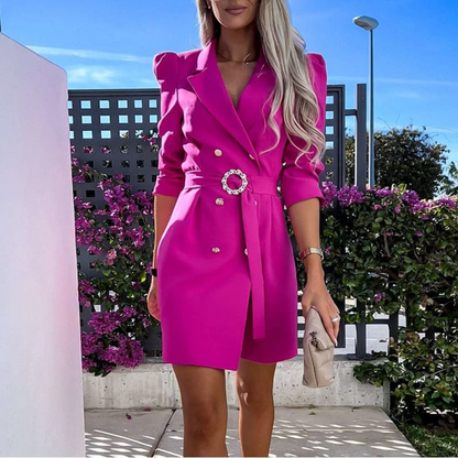 Sophie | Blazer dress with belt