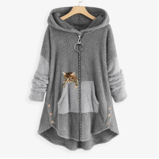 Warm and comfortable hoodie for ladies