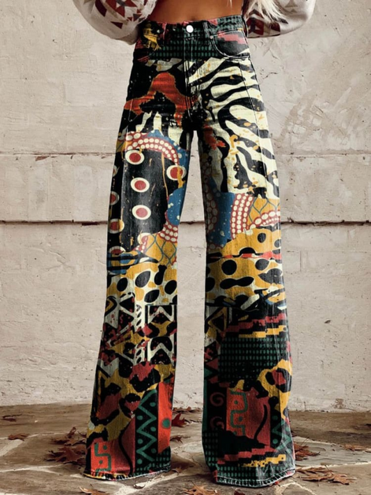 Mosaic™ | Eclectic Art Wide Leg Pants