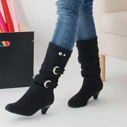 Round-toe winter boots - Prisca