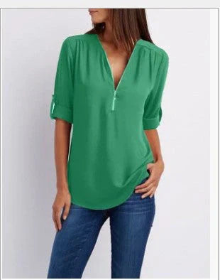 Ladies Blouse - Casual - Light and Breathable - Suitable for Daily Use