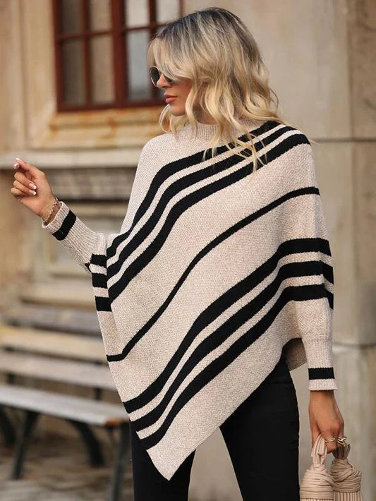 Zyla Sweater | Casual Asymmetrical Sweater