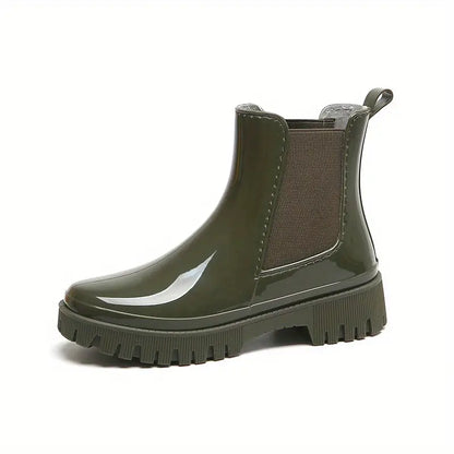 Women's Rain Boots with Thick Bottom