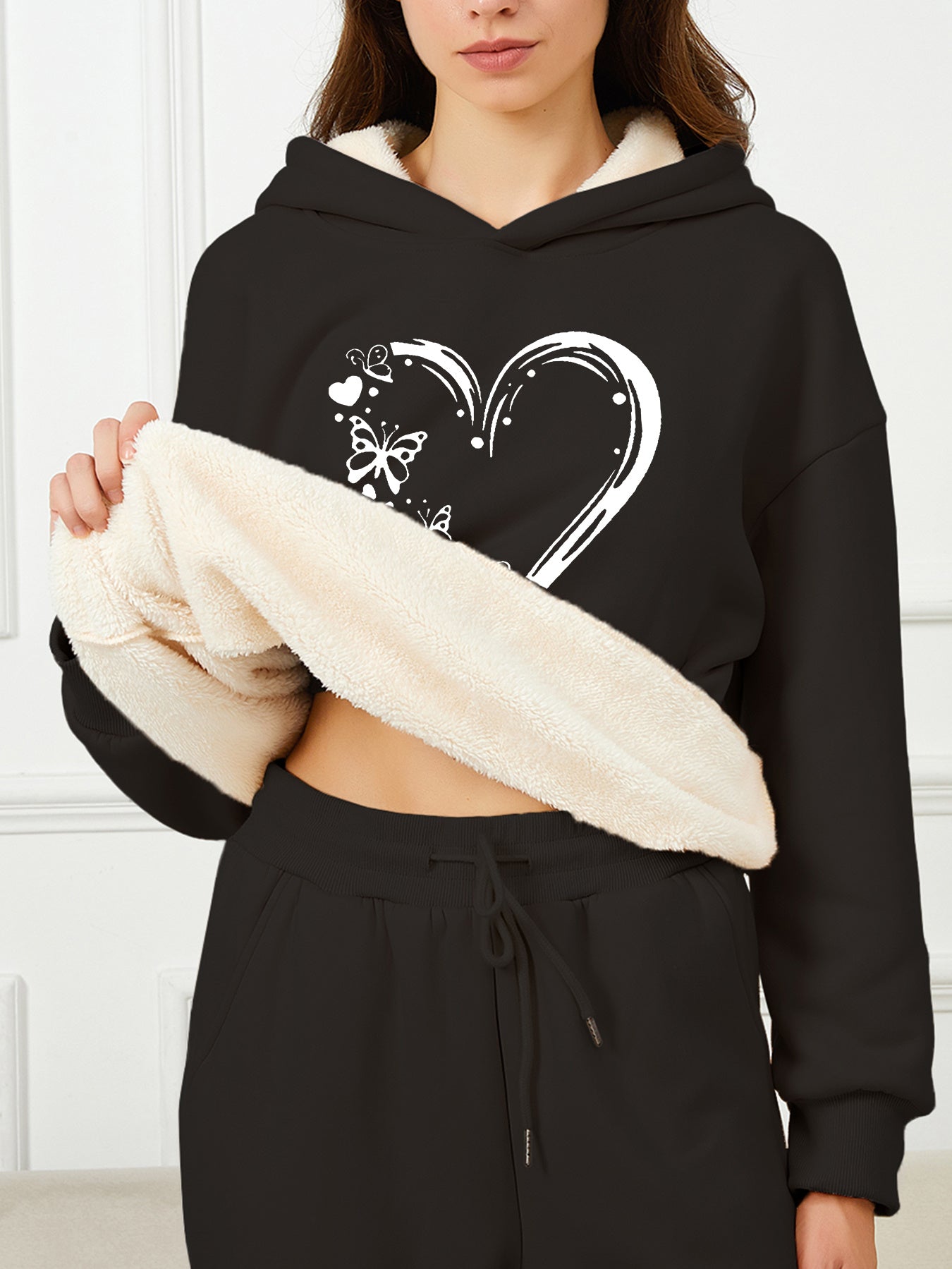 Jess | Fleece pullover hoodie with hood for women Perfect for casual days