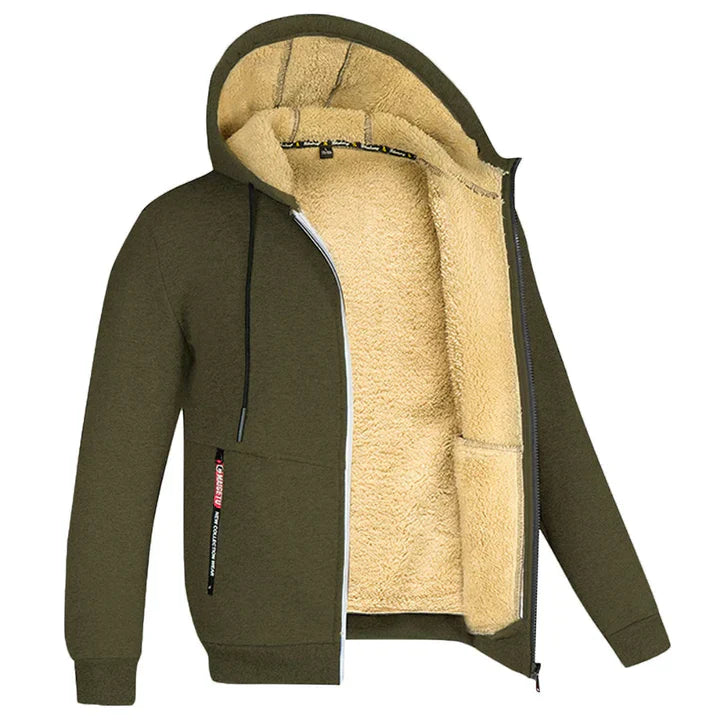 Ylwen Jacket | Men's hooded fleece jacket