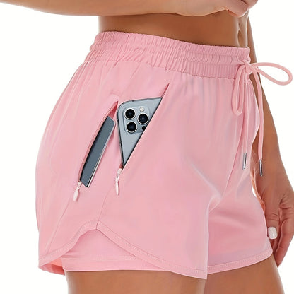 Lotte | Sporty 2-in-1 women's shorts with pockets