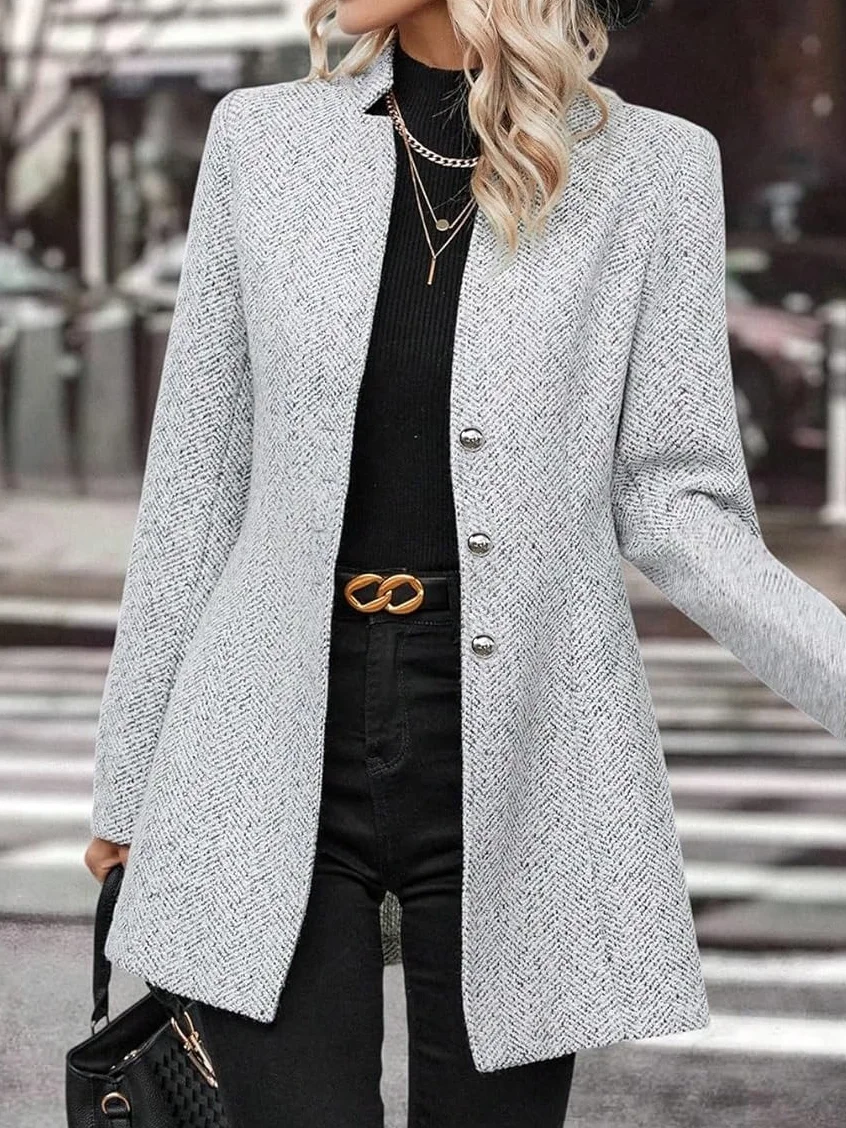 Women's Casual Wrap Jacket - Long Sleeve Coat Spring/Fall