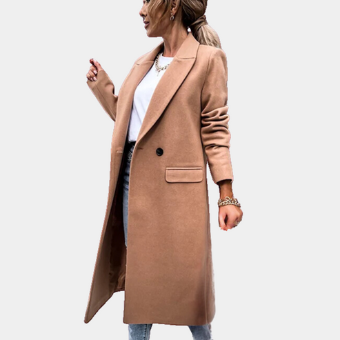 Elegant knee-length coat for all occasions