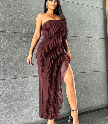 Mae - Maxi dress with ruffles