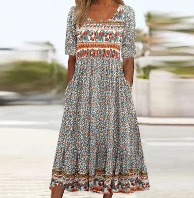 Milanie - bohemian dress