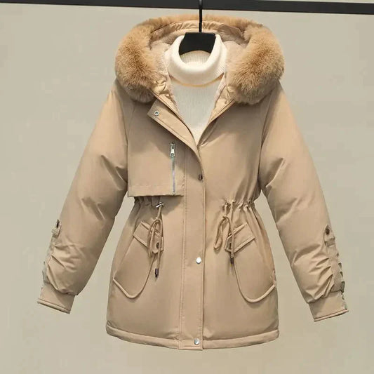 - Cold weather puffer jacket for women