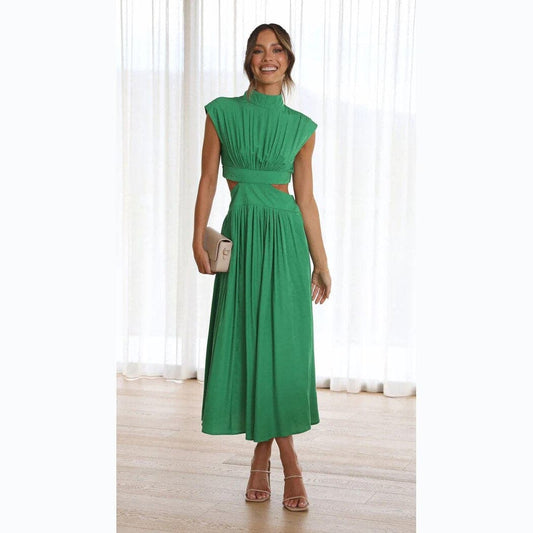 Louna - Fashionable sleeveless maxi dress