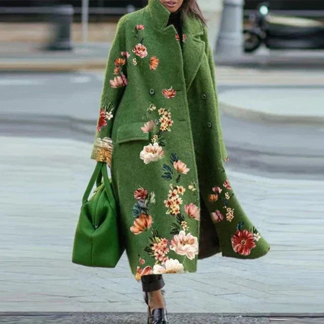 Transitional coat in meadow green - tineke