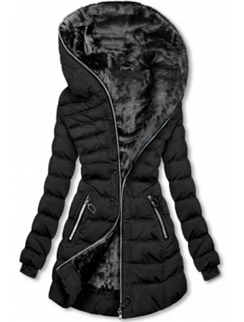 Warm and stylish hooded jacket