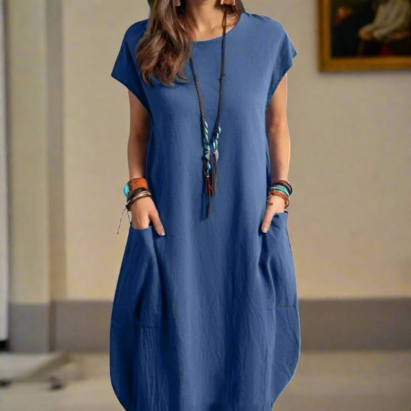 Lou - Fashionable maxi dress with pockets