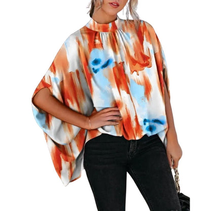 Kara - Elegant blouse with abstract motif