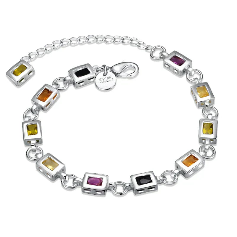 Multicolored Zircon Bracelet | With beautiful Zircon stones