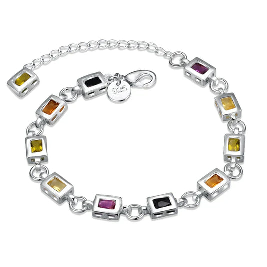 Multicolored Zircon Bracelet | With beautiful Zircon stones