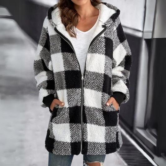 Jess | Oversized hoodie with fur lining