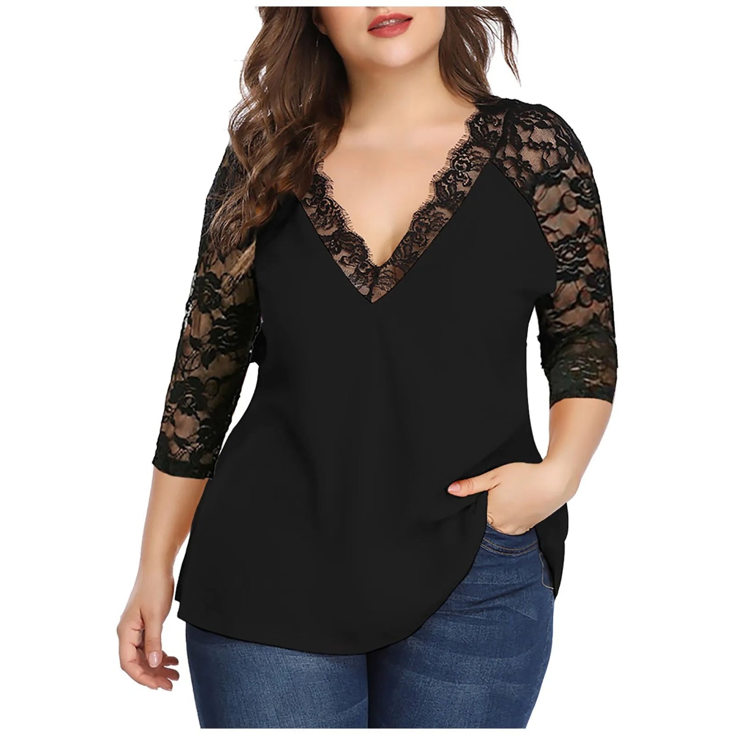 Vardi Dante™ Isa Plus-Size Blouse | Trendy & Flattering