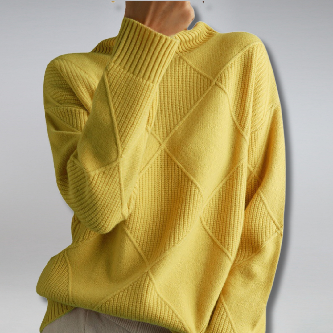 Elegant turtleneck sweater for women