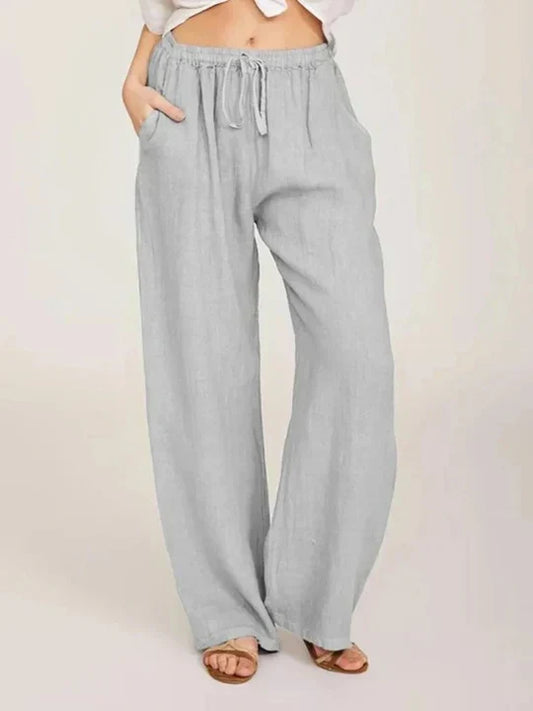 Bernice -Cotton-linen pants