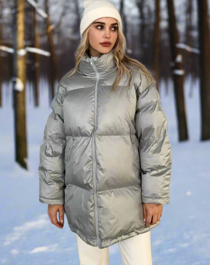 Cozy, plush and warm jacket for women