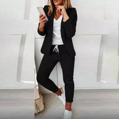 Clare - Blazer with long sleeves and pants