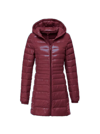 - Long quilted jacket