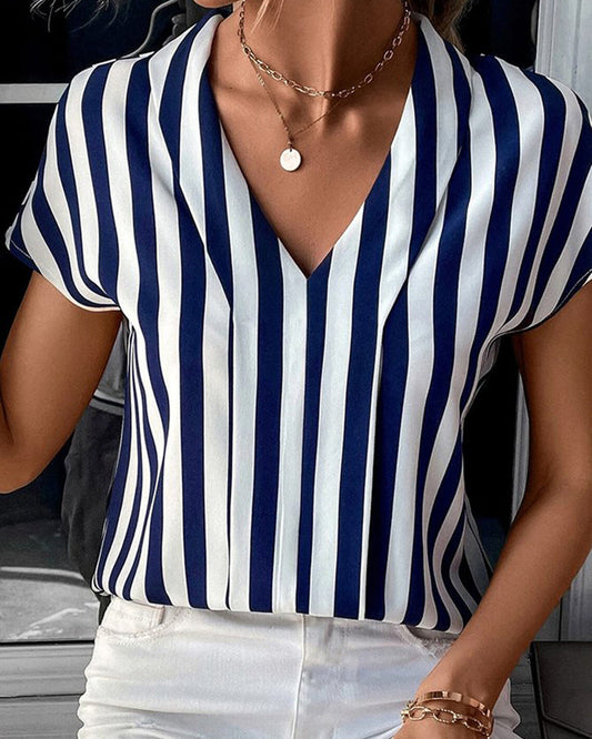 Kalisya - Striped summer blouse