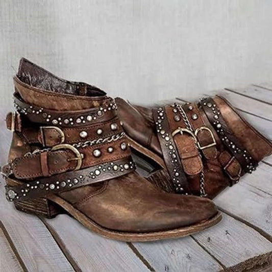 Vintage heeled boots - Annmarie