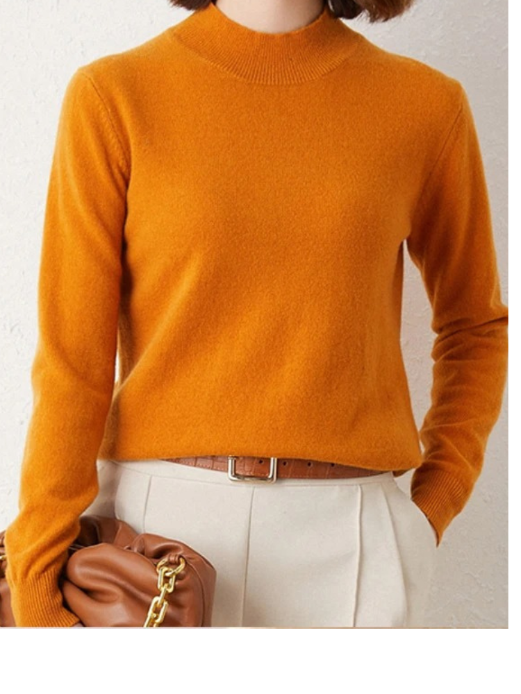 Yzelka Sweater | Women's Classic High Neck Sweater