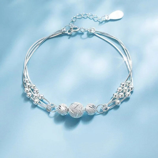 Silver Pearl Bracelet | With multiple pearls