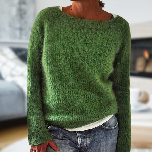 A modern sweater with a solid design for fashionable looks