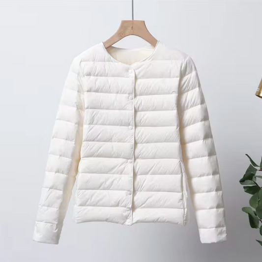 - Ultra-thin down jacket