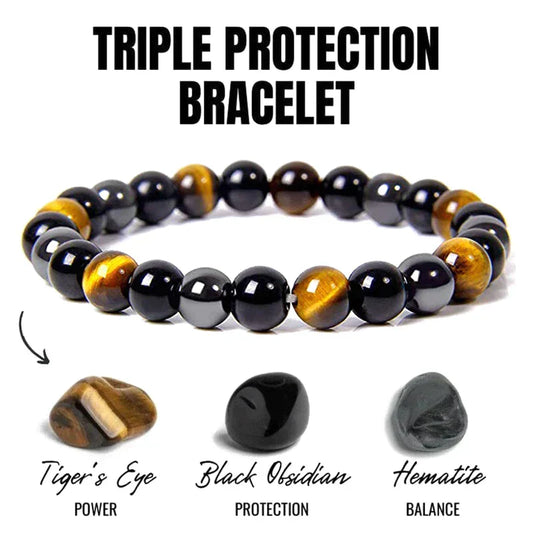 Triple Protection Beaded Bracelet | Tough with Meaning