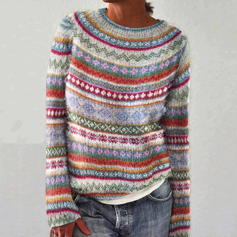 Colorful sweater for women