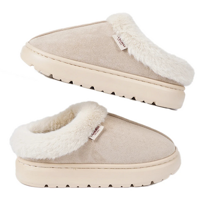 Women's cotton-lined slippers - S��gol��ne