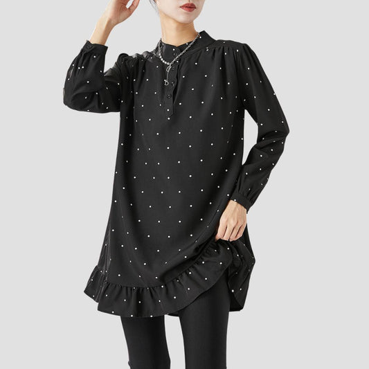 Tere - Elegant polka-dot blouse