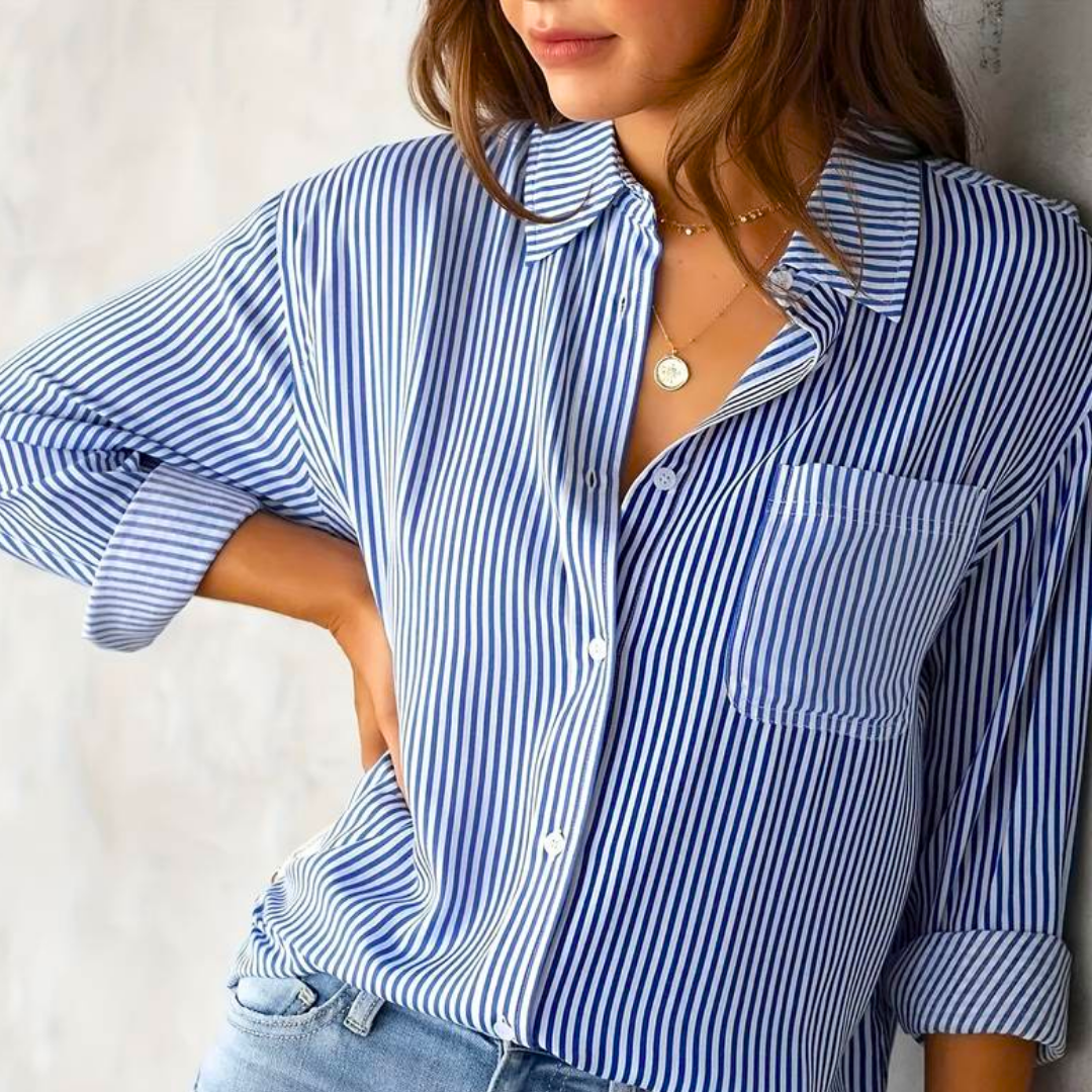 Jet - Women's Stripe Casual Blouse